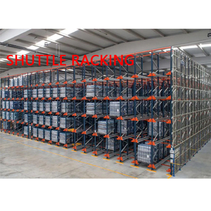 High-Density Ratio Shuttle Racks System Asrs 4 Way Shuttle Racking Radio Shuttle Pallet Rack