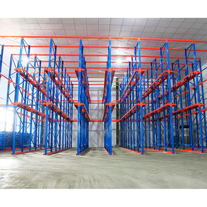 Drive-Through Pallet Rack Forklift Pickup Heavy Duty High Density Warehouse Storage Rack