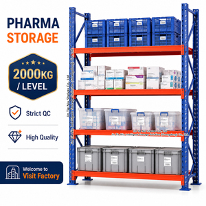 Heavy Duty Pallet Rack System 2000KG Per Level For Pharmaceutical Warehouse Storage