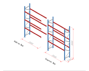 2026 Professional Heavy Weight Pallet Rack for Warehouse Save Space