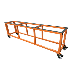 Industrial Steel Drive-Through Pallet Rack for Granite Marble Fabrication Speedone JGZ-E Model Powder Coated 1 Layer
