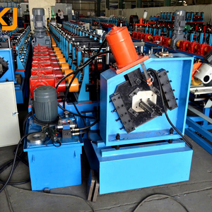 PLC Controlled Motor-Driven Rack Upright Roll Forming Pallet Rack Storage Machine