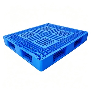 Industrial 4-Way Single Faced Stackable Warehouse Pallets 1000kg Dynamic Load Heavy Duty European Single Deck Storage Rack