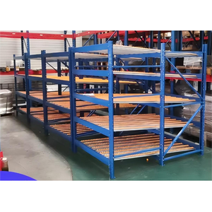 Pallet Roller Rack Forklift-Accessible 5-Layer Corrosion Protection Steel