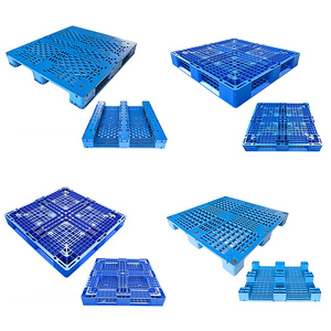 Customized 1400*1100 Durable Warehouse Nestable Stacking Pallet Heavy Duty Rack Grid Double-Sided Plastic Pallet