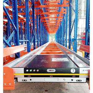 Customized High Density Storage LIFO Pallet Shuttle Racking Galvanized Warehouse Racks