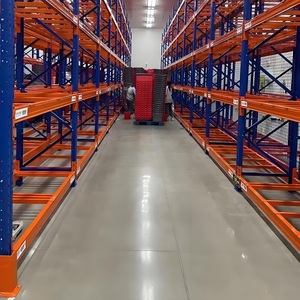 Long Span Heavy Duty Beam Racking with Straight Support Rail