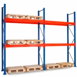 Double Deep Galvanized Steel Pallet Rack