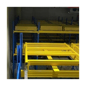 Push Back Pallet Racks Heavy Duty Racking System