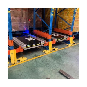 Blue Orange Customizable Colors Industrial Stacking Racks Heavy Duty Steel Pallet Rack System